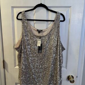 Cable & Gauge Shimmering Gold  Tank Top